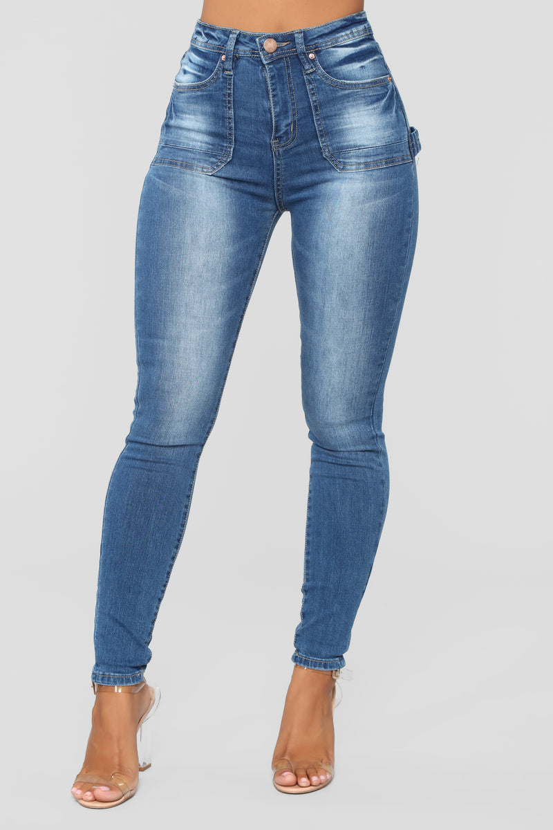 Diamonique High Rise Jeans - Medium Blue Wash | Fashion Nova, Jeans ...