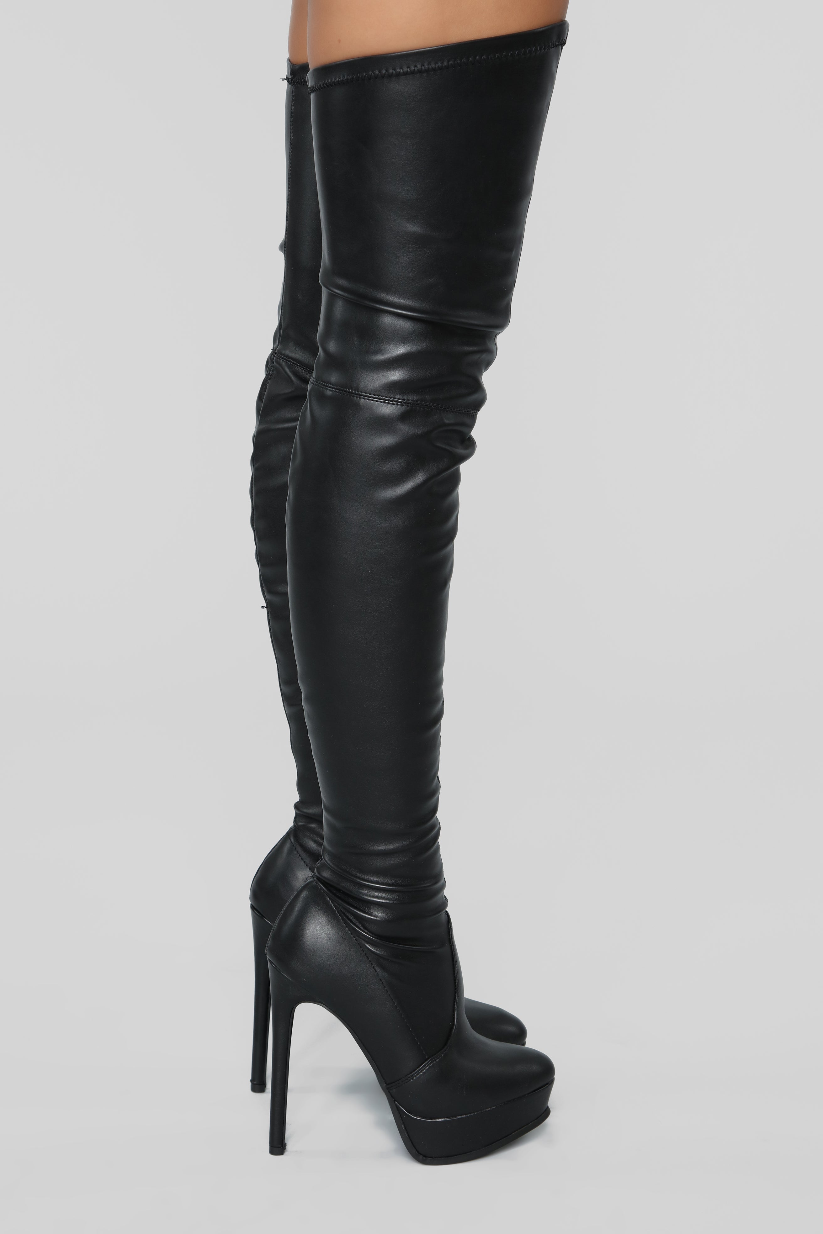 fashion nova plus size thigh high boots
