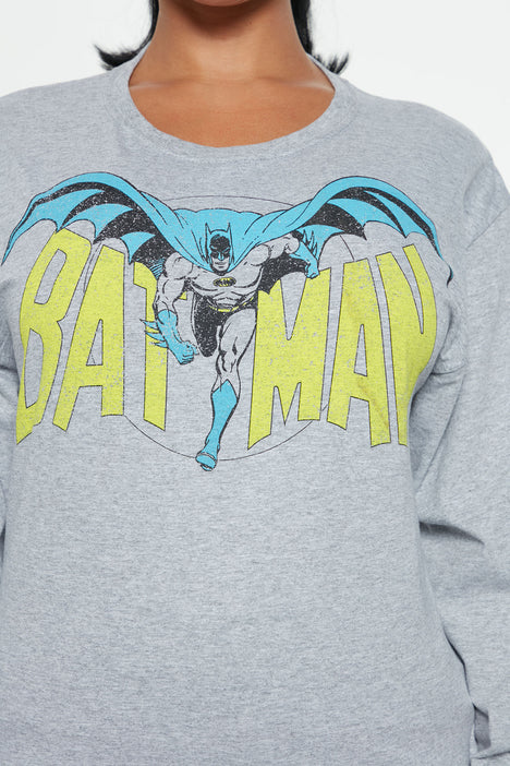 The Batman Crew Neck Sweatshirt - Heather Grey | Fashion Nova, Screens Tops  and Bottoms | Fashion Nova