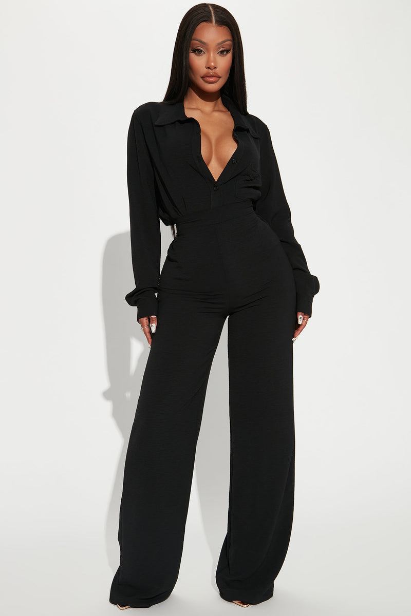 Makenzie Pant Set - Black | Fashion Nova, Matching Sets | Fashion Nova