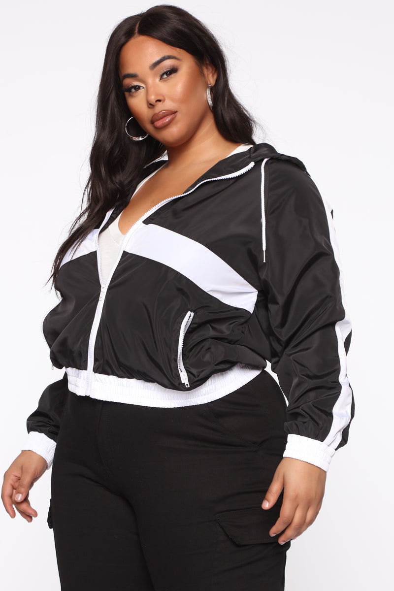 Run Back To Me Windbreaker Jacket - Black/Combo | Fashion Nova, Jackets ...