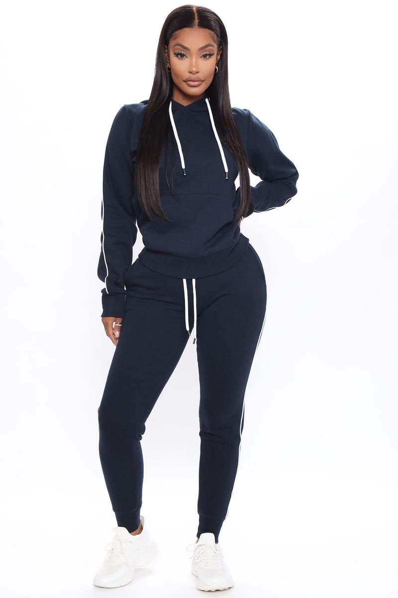 Tennis And Chill Fleece Pullover Hoodie - Navy | Fashion Nova, Knit ...