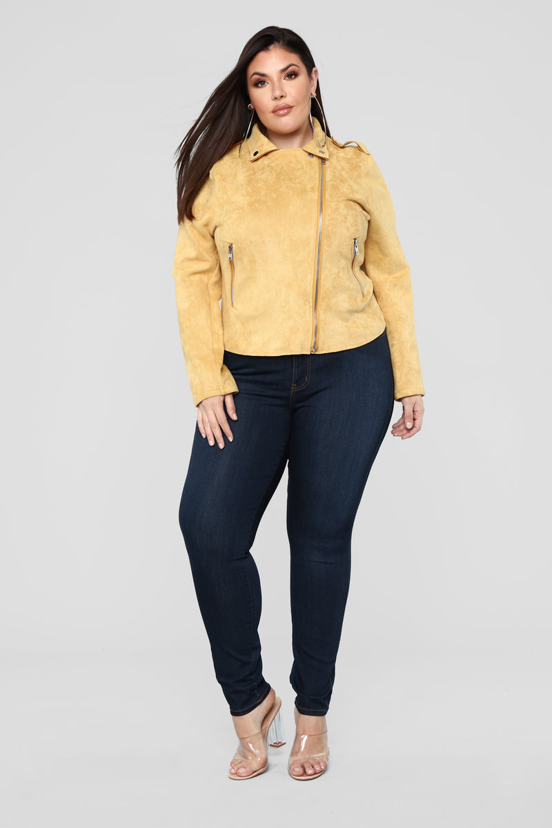 Roxy Moto Jacket - Mustard | Fashion Nova, Jackets & Coats | Fashion Nova