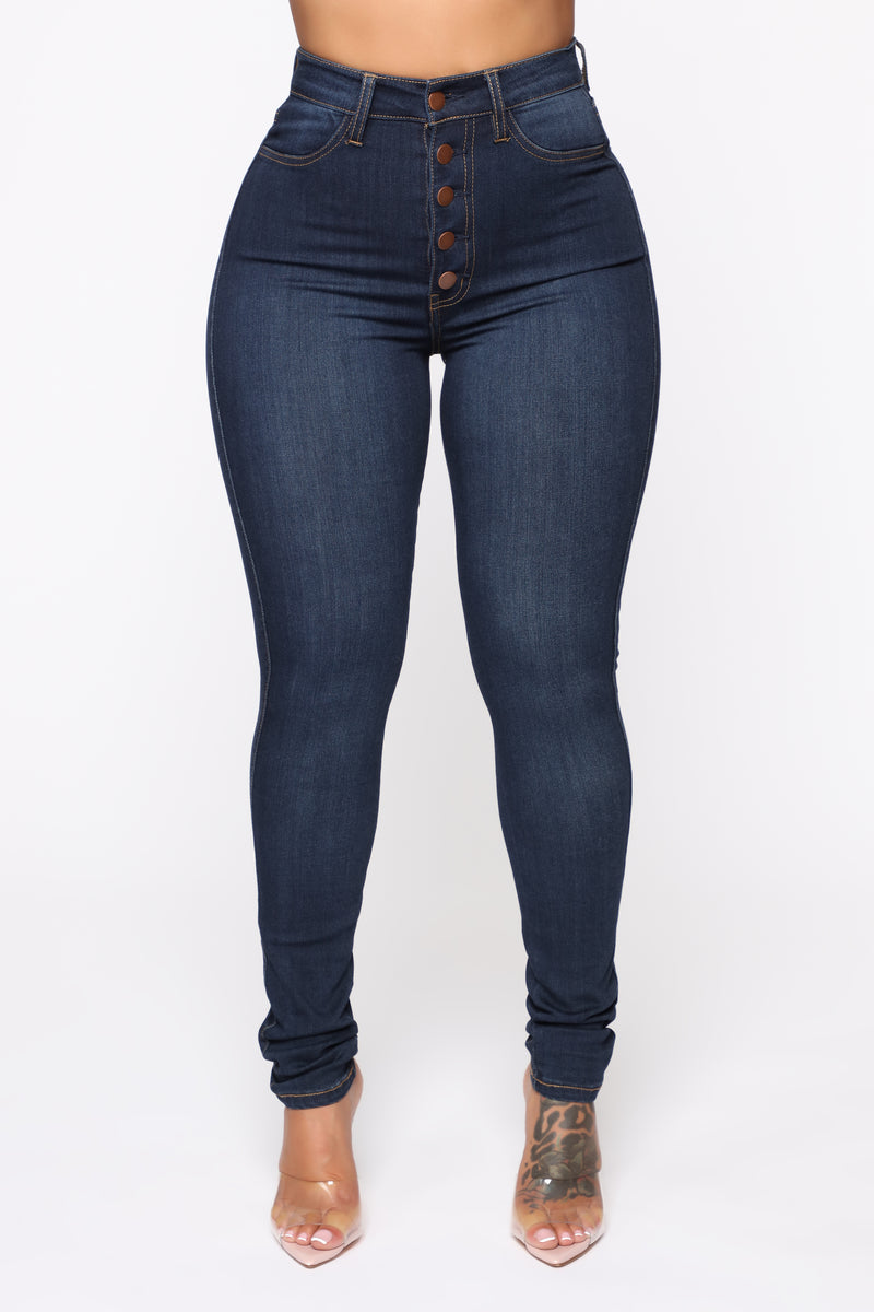 Diamonte Skinny Jeans - Dark Denim | Fashion Nova, Jeans | Fashion Nova