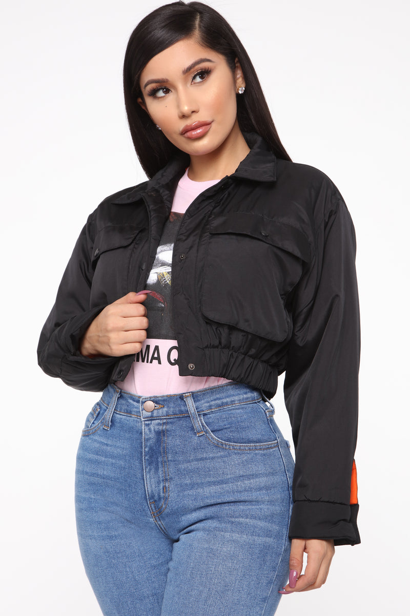 End Of The Road Crop Jacket - Black | Fashion Nova, Jackets & Coats ...