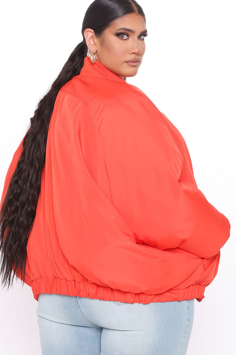 Obsessed With Me Bomber Jacket - Orange, Jackets & Coats | Fashion Nova