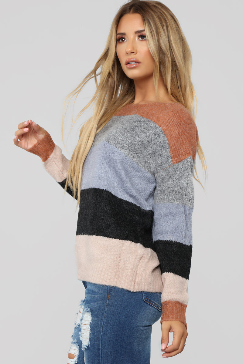 Casual Lover Stripe Sweater - Multi | Fashion Nova, Sweaters | Fashion Nova