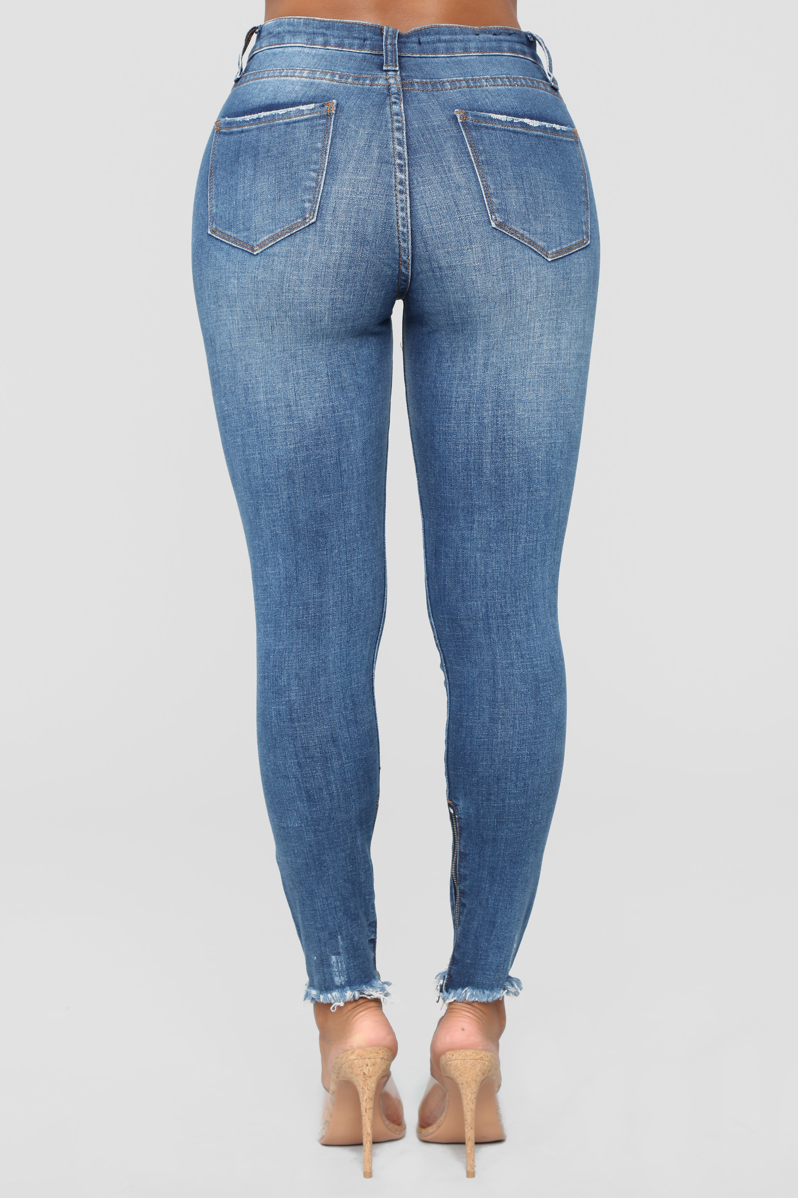 Back Seat Driver High Rise Jeans - Dark Denim