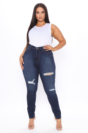 plus size fashion jeans