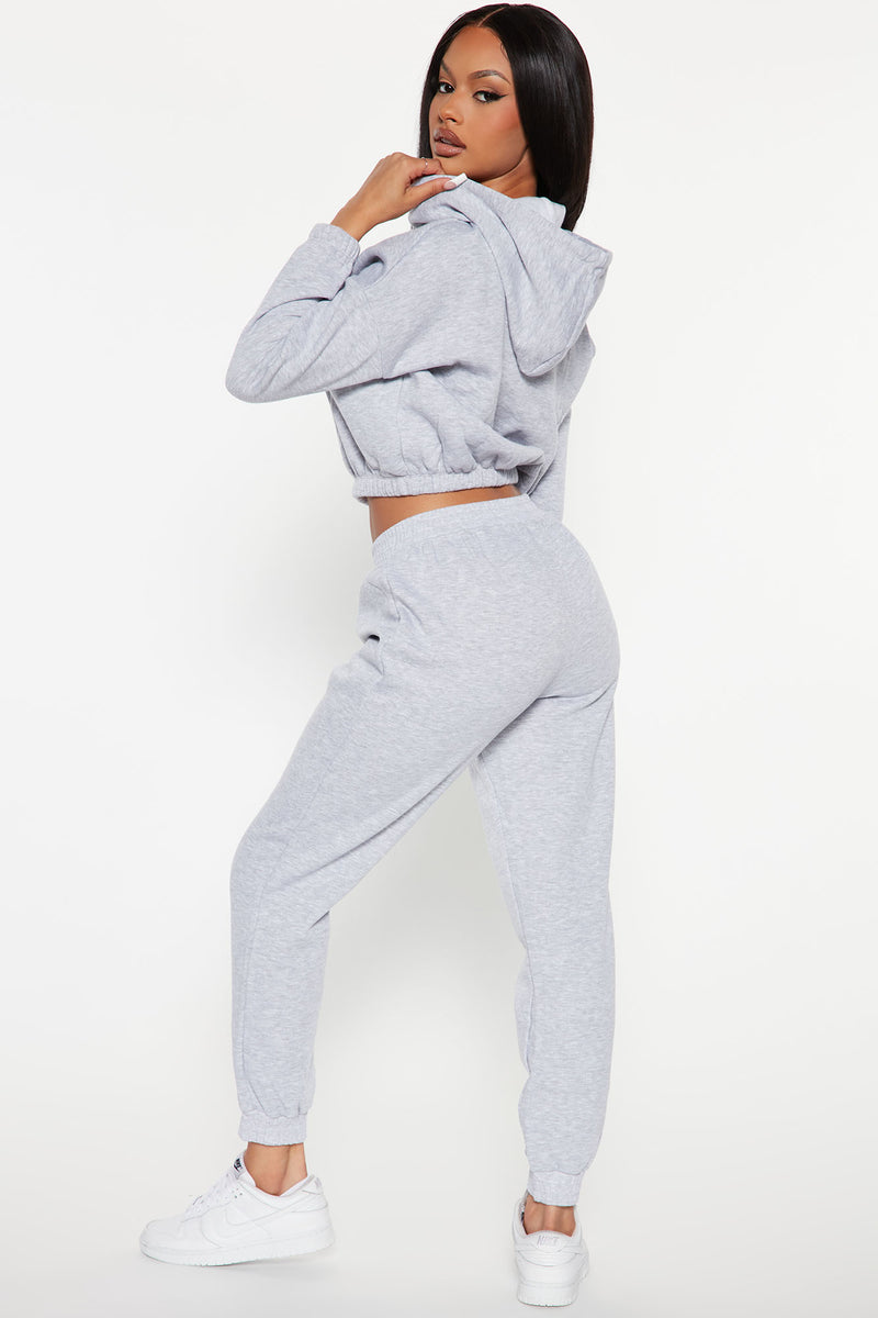 Get Ready Jogger Set - Heather Grey | Fashion Nova, Matching Sets ...