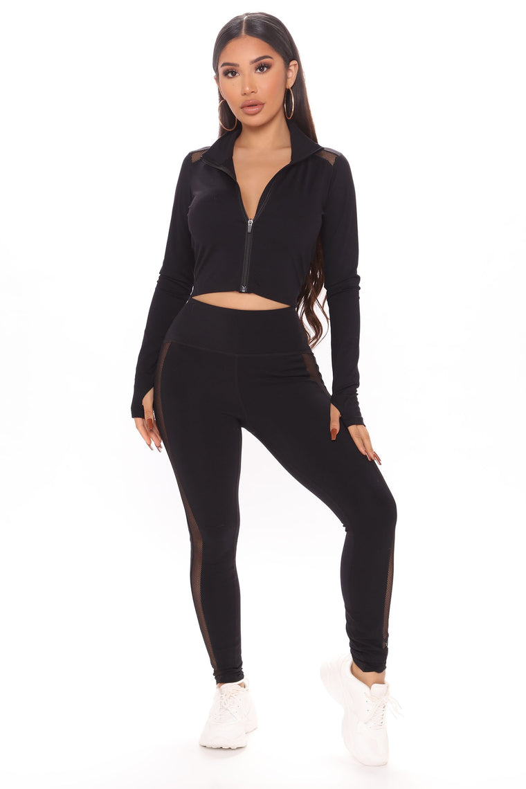 Gym Stunner Active Legging - Black, Activewear | Fashion Nova