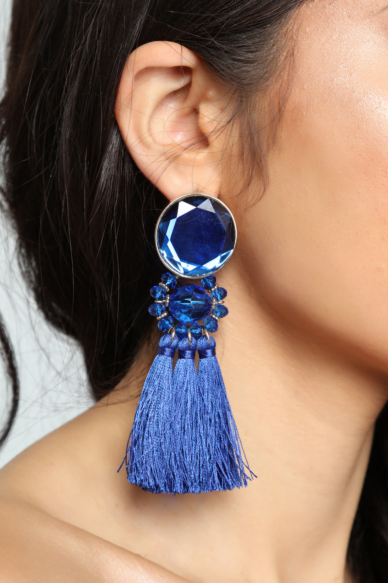 Blingy Earrings - Royal | Fashion Nova, Jewelry | Fashion Nova