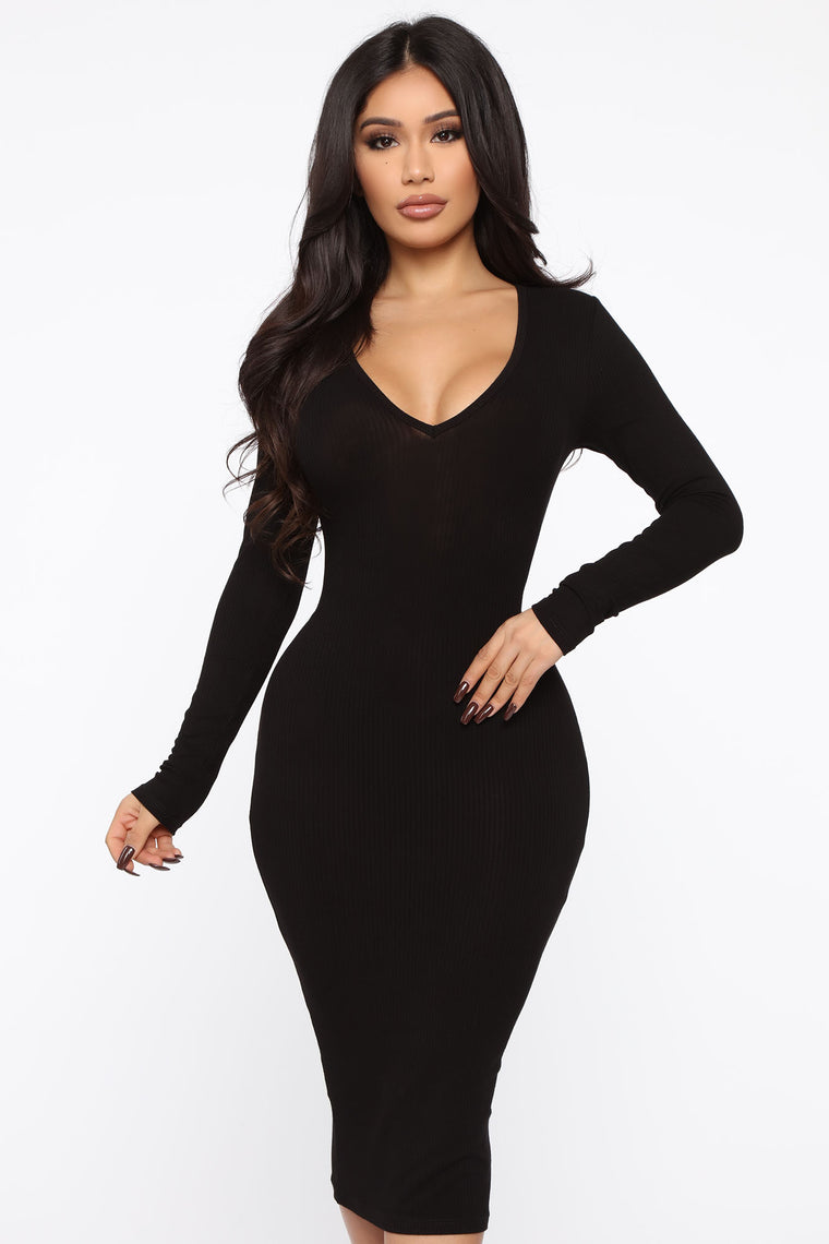 ribbed dress fashion nova