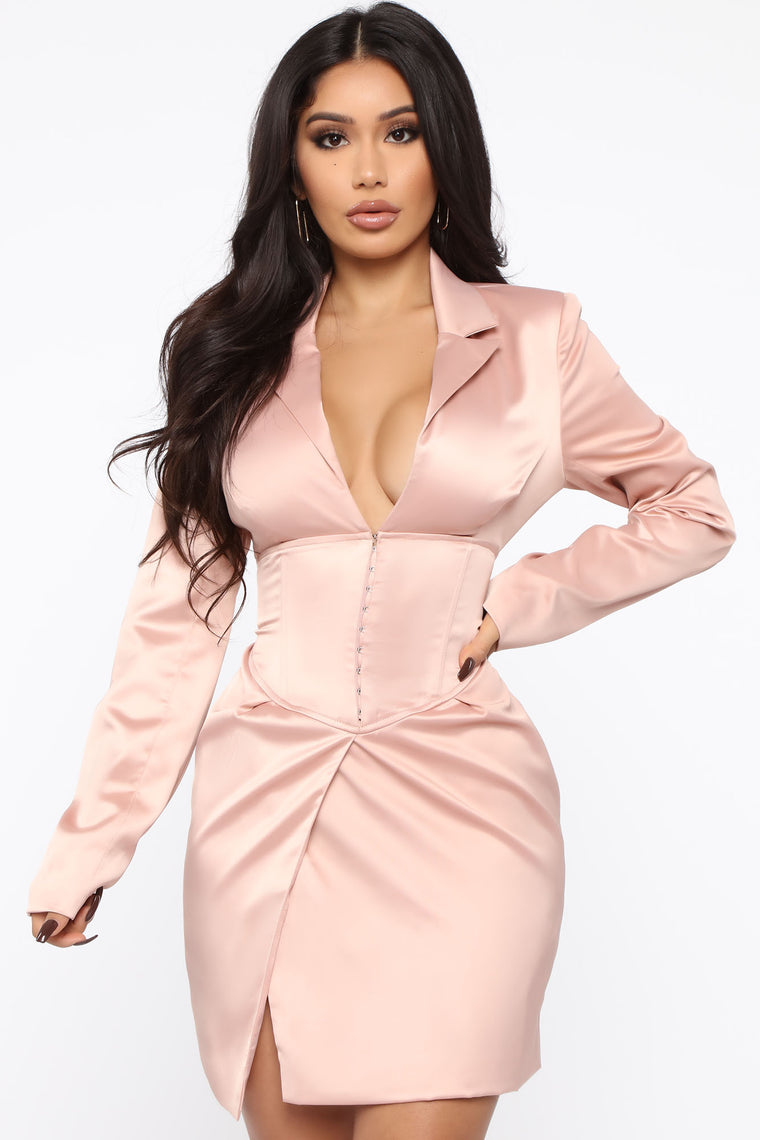 fashion nova blazer dress