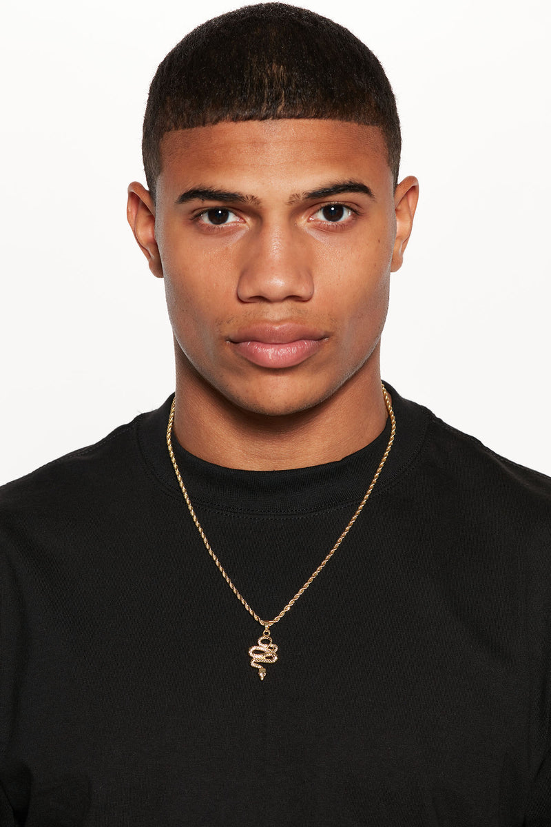 Snake Slithers Chain Necklace - Gold | Fashion Nova, Mens Jewelry ...