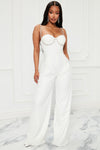 Let's Get Married Jumpsuit - White