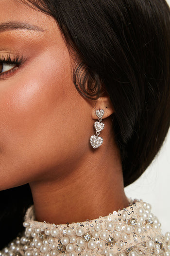 Women's Full of My Heart Earrings in Gold by Fashion Nova