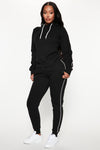 Tennis And Chill Fleece Jogger - Black