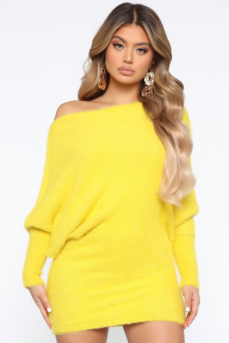 yellow mini dress fashion nova