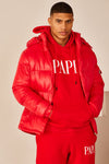 Nixer Puffer Jacket - Red