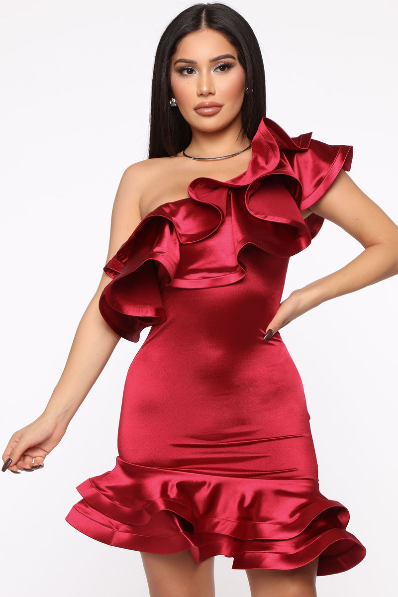 Lets Salsa Mini Dress - Dark Red | Fashion Nova, Dresses | Fashion Nova