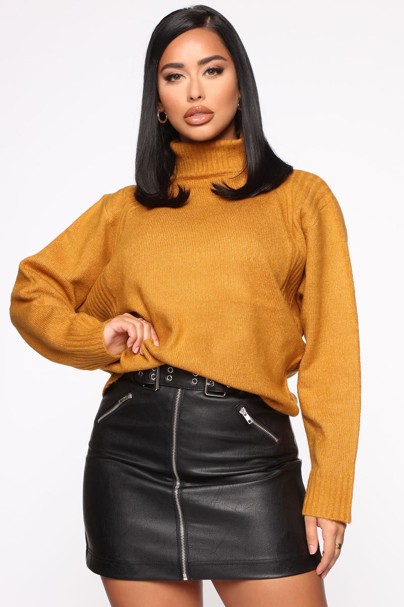 Snuggle Me Turtleneck Sweater - Mustard | Fashion Nova, Sweaters ...