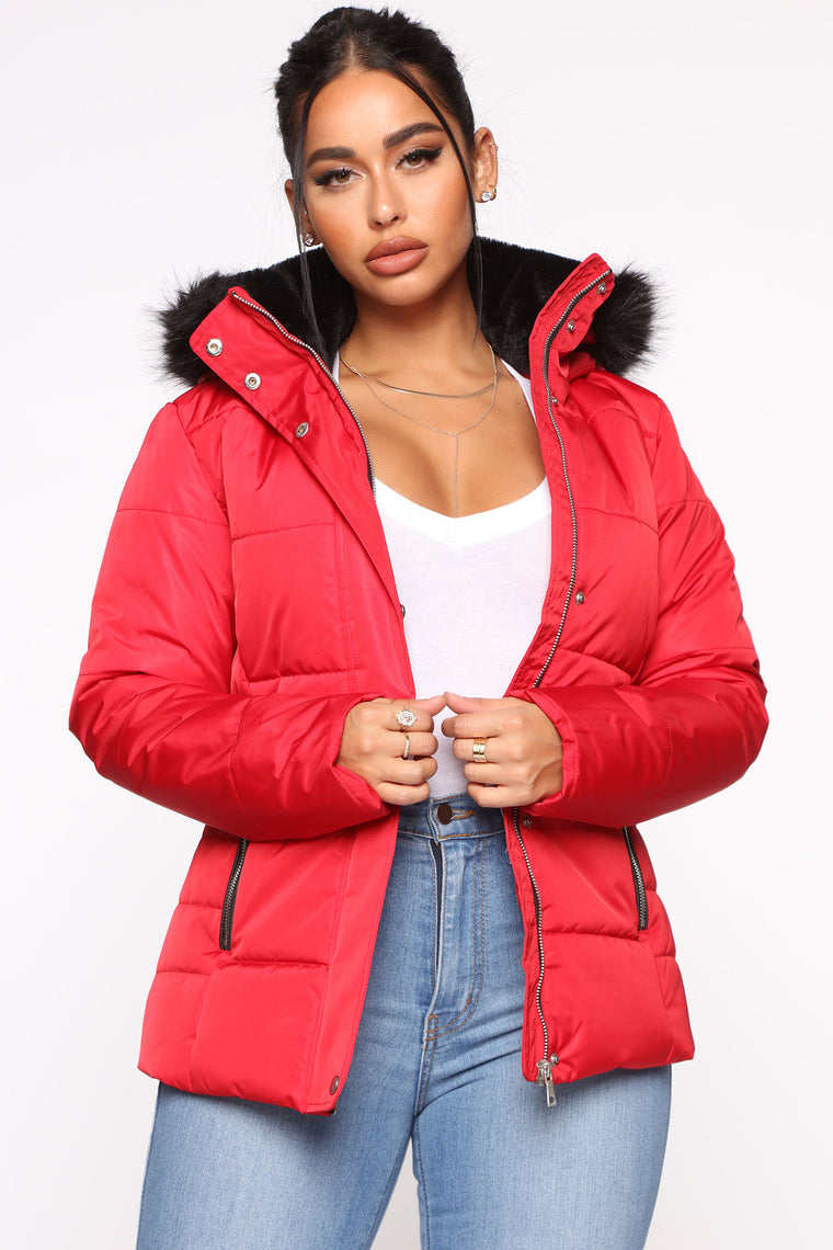 Pin by Package 📦 on clothes | Red jacket, Jackets, Puffer jackets