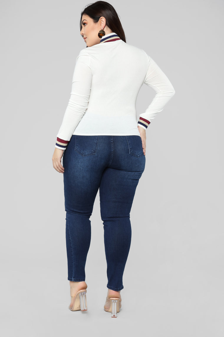 Motown Mama Skinny Jeans - Dark Denim - Jeans - Fashion Nova