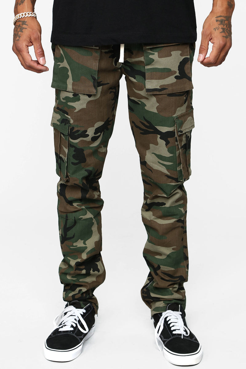 Hunter Cargo Pants - Camo, Mens Pants | Fashion Nova