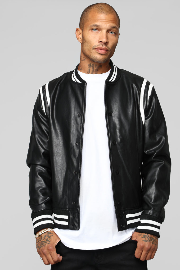 The Rookie Varsity Jacket - Black - Mens Jackets - Fashion Nova