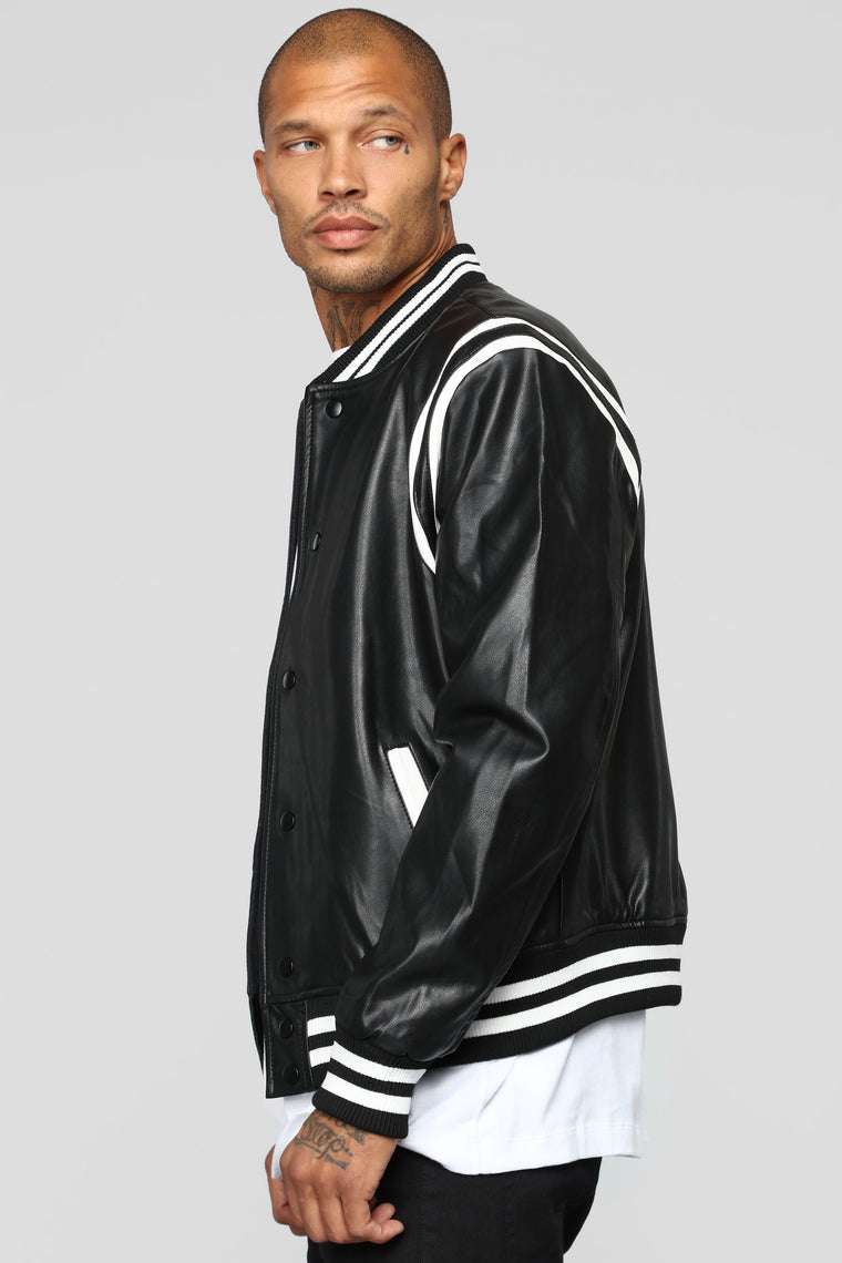 The Rookie Varsity Jacket - Black - Mens Jackets - Fashion Nova