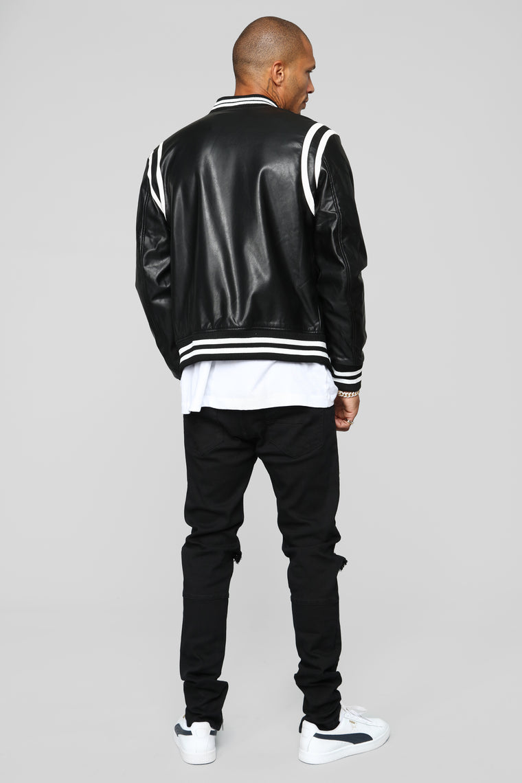 The Rookie Varsity Jacket - Black - Mens Jackets - Fashion Nova