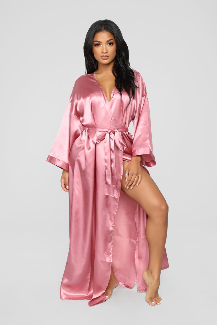 fashion nova silk robe