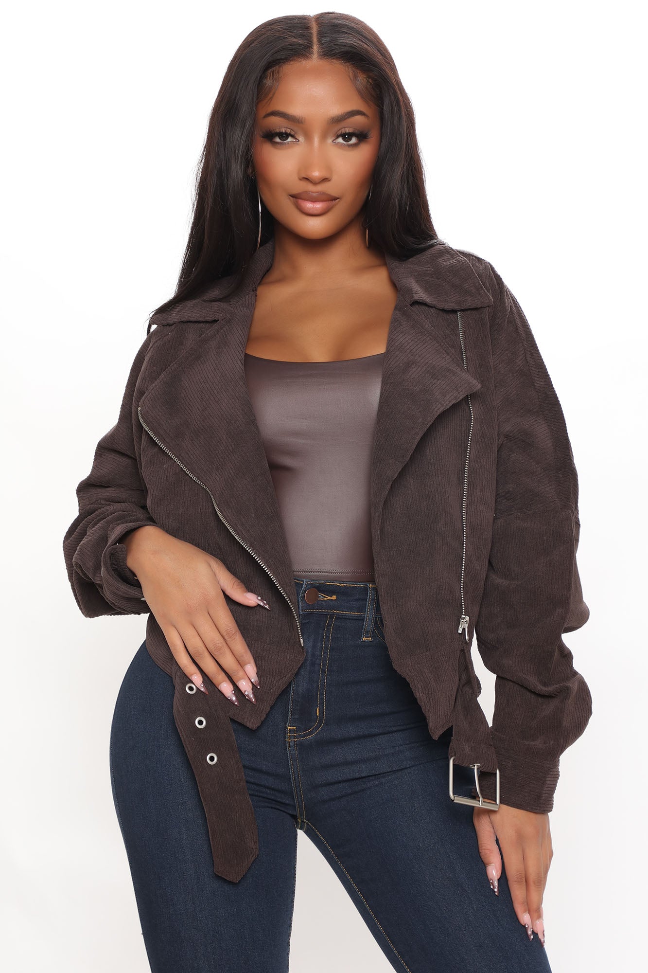 Alle konsensus arrangere Keep It Together Moto Jacket - Charcoal | Fashion Nova, Jackets & Coats |  Fashion Nova