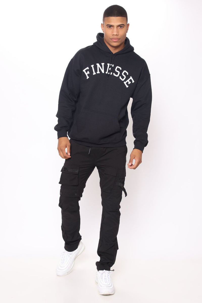 Finesse Hoodie - Black | Fashion Nova, Mens Graphic Tees | Fashion Nova