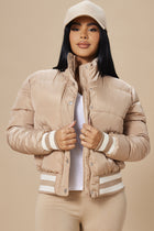 Mrs. Jackson Puffer Jacket - Tan