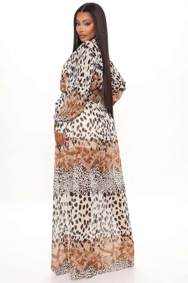 Wandering Free Printed Maxi Dress - Brown/combo | Fashion Nova, Dresses ...