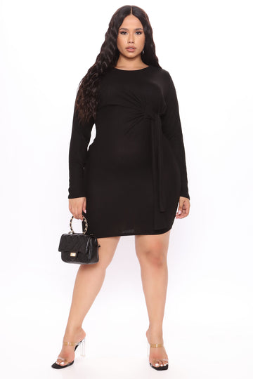 plus size black dresses canada