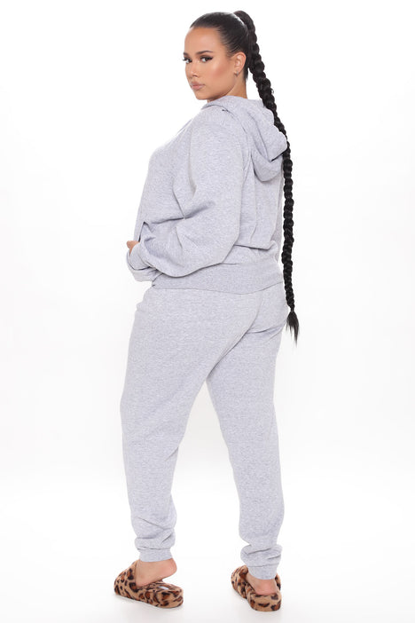 Look Again Joggers Heather Grey