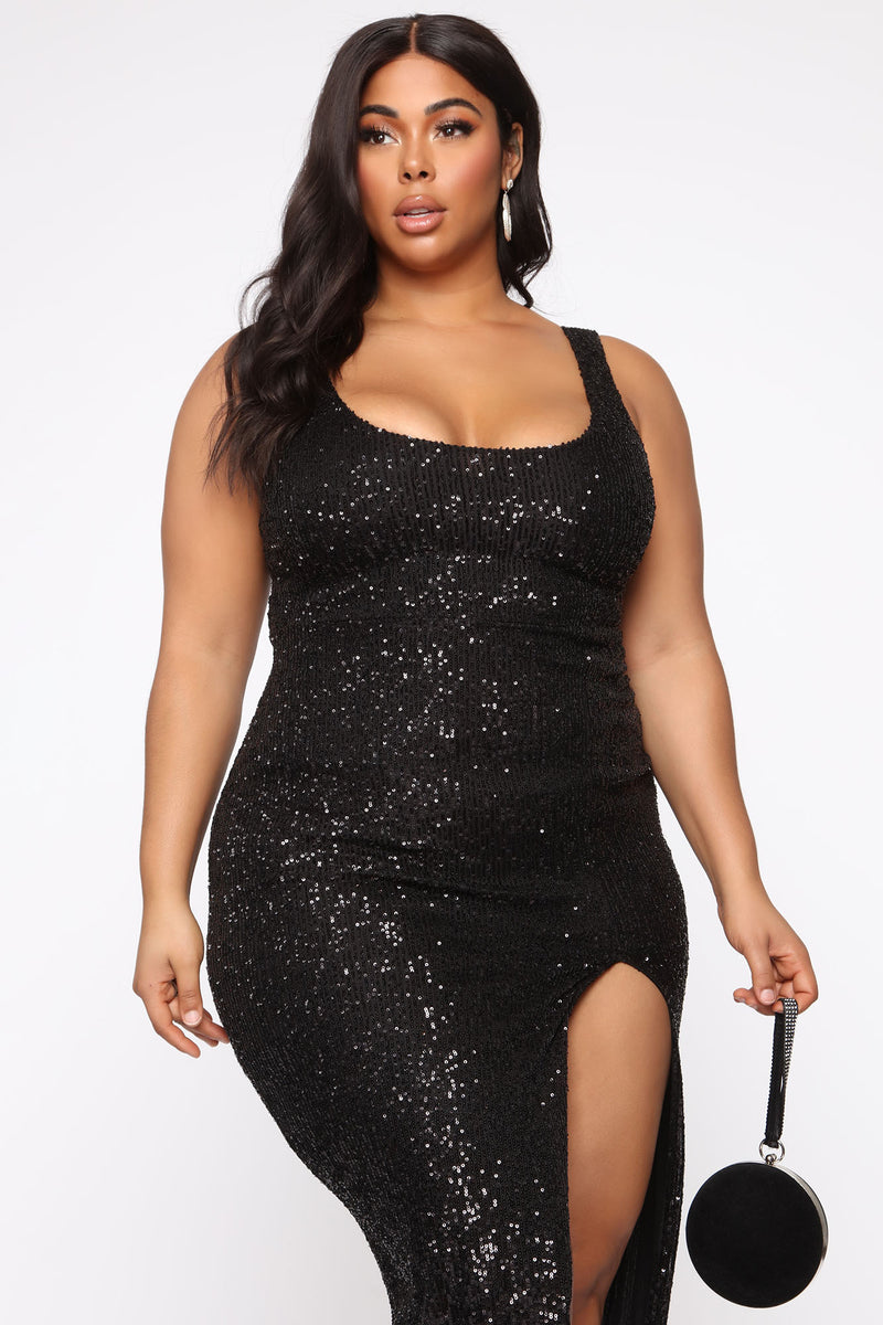 Family Affair Sequin Dress - Black | Fashion Nova, Dresses | Fashion Nova