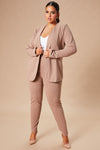 Payin' It Forward Blazer Set - Mocha