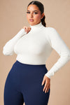 Tara Turtle Neck Sweater - Ivory