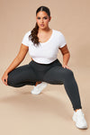 Running Around High Rise Legging - Charcoal