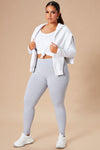 Running Around High Rise Legging - Heather Grey