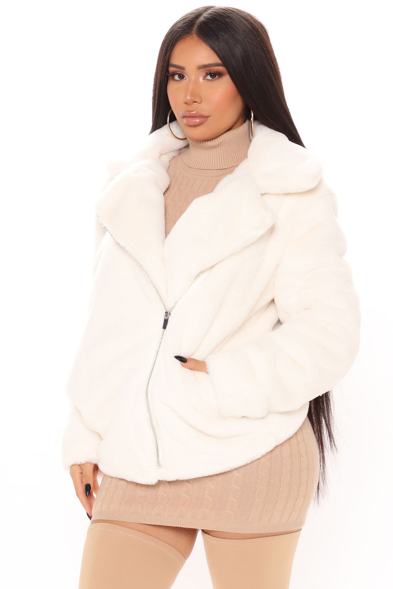 Ready Fur You Faux Fur Jacket - Beige | Fashion Nova, Jackets & Coats ...