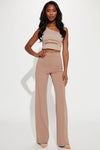 Tall Victoria High Waisted Dress Pants - Taupe