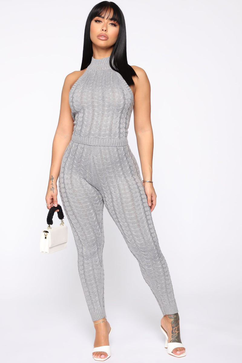 You Know Who Sweater Set - Heather Grey | Fashion Nova, Matching Sets ...