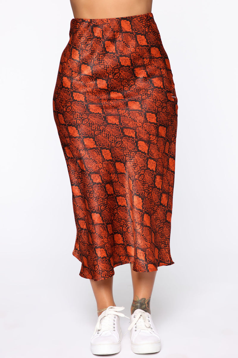 Falling For You Snake Skirt - Red/Black | Fashion Nova, Skirts ...