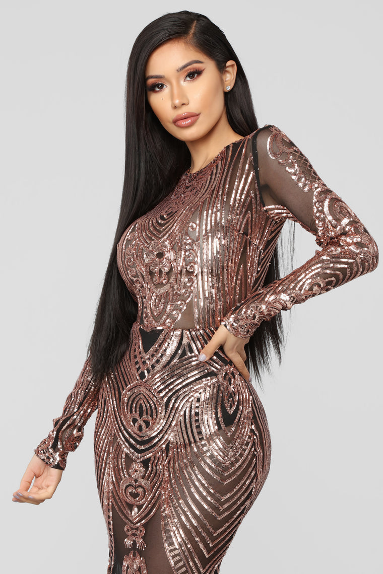 fashion nova red carpet dress