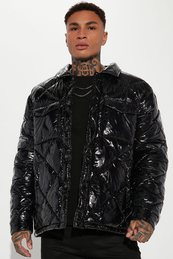 Cold Ready Nylon Puffer Jacket - Black, Fashion Nova, Mens Jackets